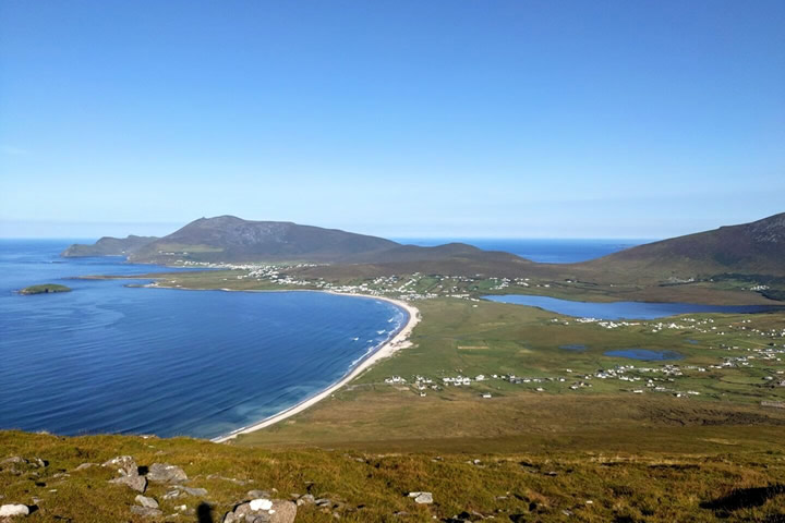 Lower Achill viewed from Minaun Heights