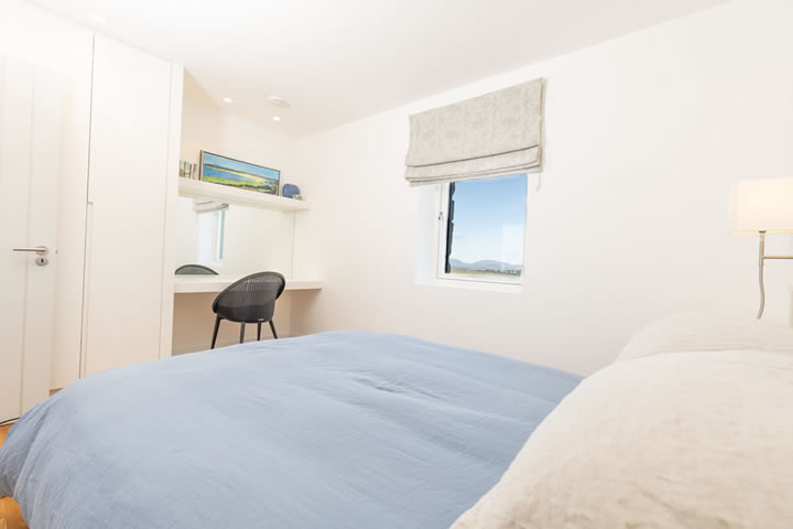 Double bedroom at Golden Strand View vacation rental, Achill Island, Ireland