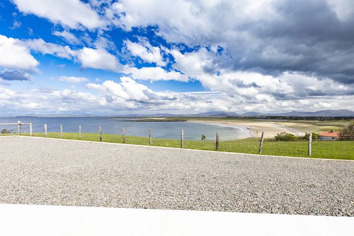 Exterior of Golden Strand View cottage