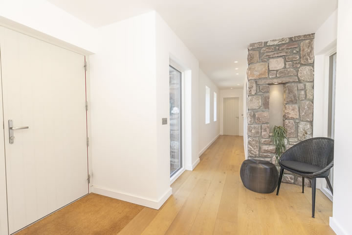 Entrance hallway at Golden Strand View holiday home, Achill Island, Ireland