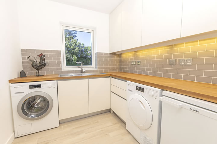 Utility room at Golden Strand View holiday home, Achill Island, Ireland